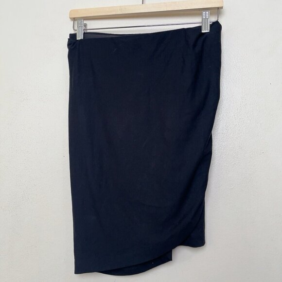 Aritzia Womens Medium The Group by Babaton Tie Front Bevington Skirt In Black - Picture 6 of 14